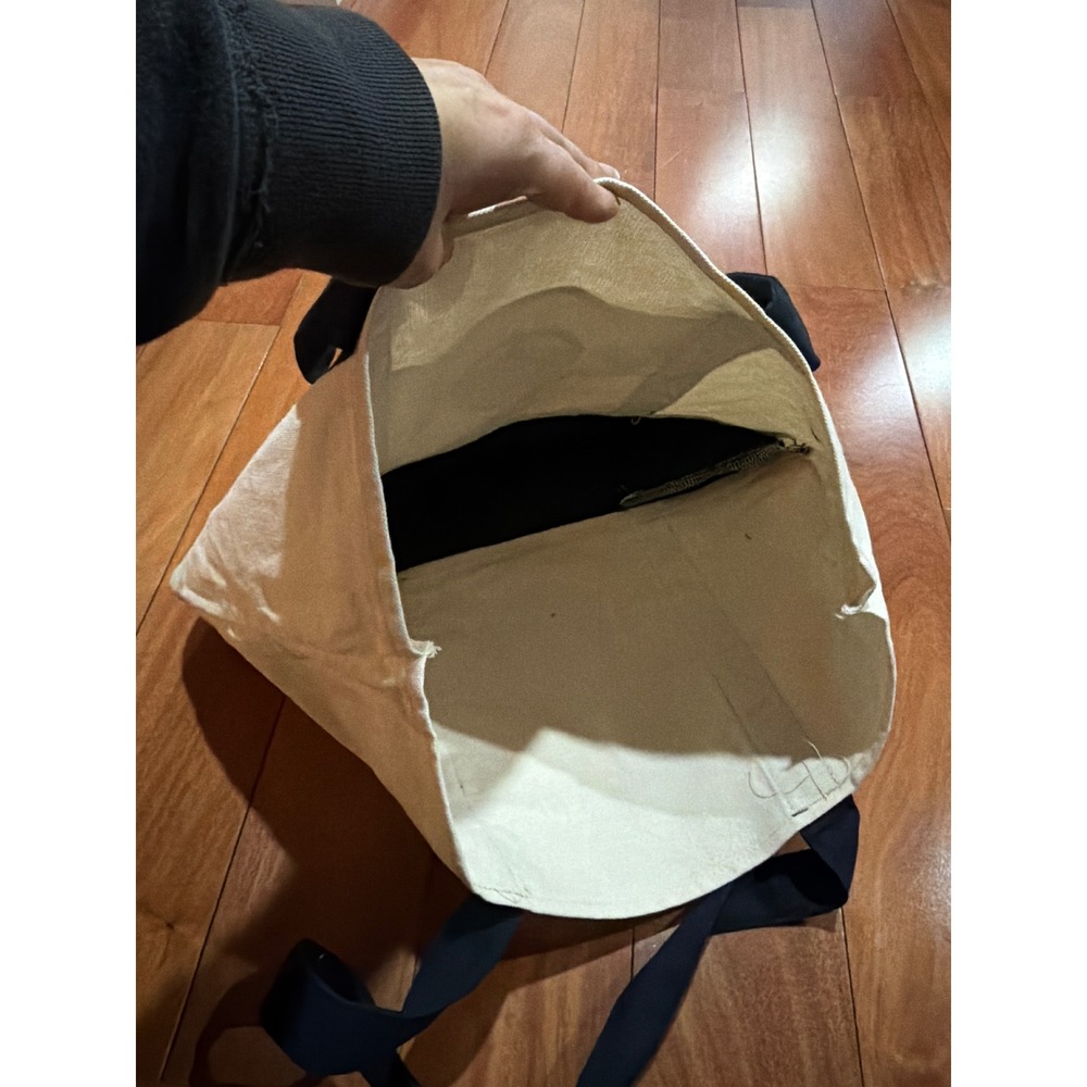 Trader Joe's Canvas Tote Bag Reusable‎ Grocery Bag Big Shopping Bag - Picture 3 of 8